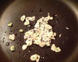 節約！大根の葉といりこのにんにく炒め物作り方3写真