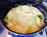 白菜とツナのスープスパ！作り方4写真