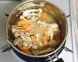 ホッとあったか豆乳みそスープ♪作り方2写真