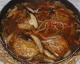 豆腐ハンバーグときのこの和風煮込み作り方8写真