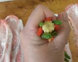 ヘルシー彩り巻きとんかつ!パーティにも!作り方5写真