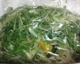 ただ混ぜるだけ！水菜のお漬物！作り方2写真