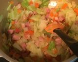 残り野菜でニンニク風味のミネストローネ作り方4写真