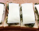 簡単美味しい♬大根葉のチーズトースト作り方4写真