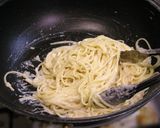 たち（タラの白子）の和風クリームパスタ♪作り方10写真