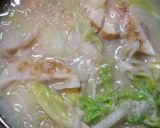 白菜と餃子と厚揚げの簡単手抜きスープ鍋作り方9写真
