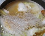 白菜と餃子と厚揚げの簡単手抜きスープ鍋作り方6写真