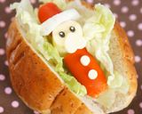 クリスマスのキャラ弁に☆簡単サンタさん作り方4写真