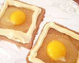 子供でも作れる！たまごトースト♡作り方2写真