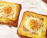 子供でも作れる！たまごトースト♡作り方4写真
