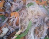 ♪豚肉と春雨の炒め物♪作り方4写真