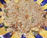 かけチャー☆チーズソースでリゾット風炒飯作り方1写真