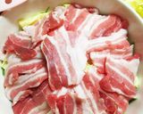 簡単☆楽ちん豚バラ野菜のレンジ蒸し☆作り方2写真