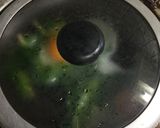 ほうれん草の巣ごもり卵作り方4写真