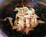 ほうれん草と人参と油揚げのごま煮作り方6写真