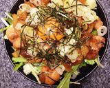 朝食やランチに！コクうま❀鶏の照玉丼❀作り方7写真