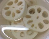 お節が華やか甘酢花れんこん作り方1写真
