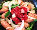 ウィンナーと野菜ケチャップ炒めver簡単作り方3写真