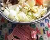 朝食に☆市販ルーで！野菜クラムチャウダー作り方1写真