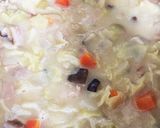 朝食に☆市販ルーで！野菜クラムチャウダー作り方4写真