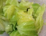 キャベツとゆで卵の和え物作り方1写真
