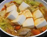 熱々☆豆腐&ゴマたっぷり味噌キムチ煮込み作り方5写真