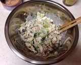 デリ風♡セロリの葉っぱとお豆のサラダ作り方5写真