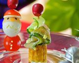 Xmas簡単オードブル♡サンタピンチョス作り方9写真