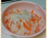 大根 人参 鶏ささみのゴママヨサラダ作り方1写真