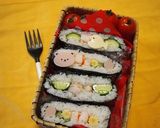 冷蔵庫の整理整頓で　デコおにぎらず作り方6写真