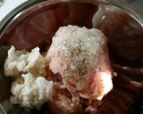 我が家の簡単レンコンつくね丼♪作り方2写真