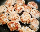 我が家の簡単レンコンつくね丼♪作り方5写真