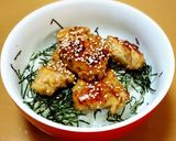 我が家の簡単レンコンつくね丼♪作り方7写真