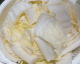 白菜と胸肉のトマトチーズ煮作り方1写真