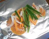☆鮭の辛味噌ホイル焼き☆作り方2写真