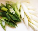 コンニャクとネギのあっさり甘煮作り方1写真