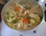 セロリ 白菜 野菜の 簡単 煮込みスープ作り方8写真