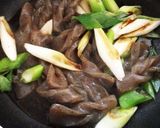 コンニャクとネギのあっさり甘煮作り方6写真