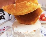 早く食べて♪崩れちゃう！オラフ全身ケーキ作り方6写真