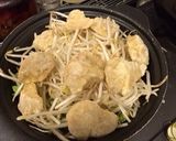 白菜もやし鶏だんごのにんにく味噌鍋作り方11写真