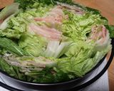 白菜と豚肉のミルフィーユ鍋作り方1写真