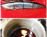 骨までやわらか～い♬秋刀魚の梅生姜煮作り方1写真