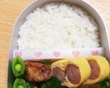 幼稚園 キャラ弁♡クリスマス 雪だるま作り方1写真
