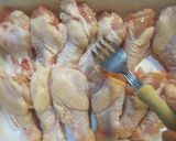 手羽元のハニーアップル焼き作り方1写真