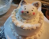 わんこ∪・ω・∪苺たっぷりショートケーキ作り方23写真