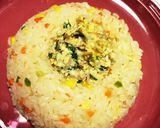 リース風ちりめん山椒水菜のマヨ卵のせピラ作り方5写真