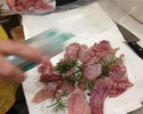 ラパン（うさぎ肉）とフォアグラのグリル作り方1写真