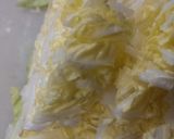 白菜とろつ 味噌汁作り方1写真