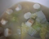 白菜とろつ 味噌汁作り方5写真