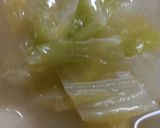 白菜とろつ 味噌汁作り方6写真